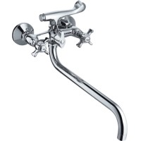 Смеситель для ванны Cron CN2624 универсальный Хром