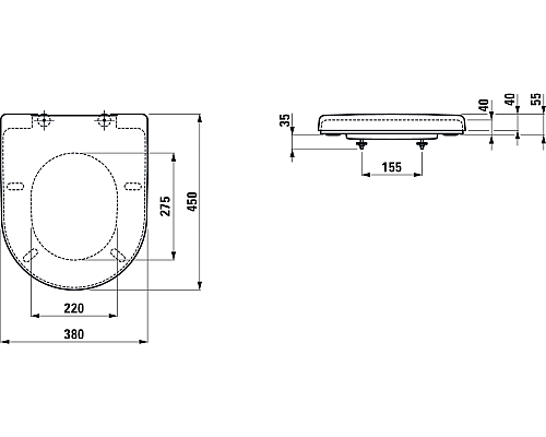 Крышка для чаши Laufen Pro 8.9695.1.300.000.1