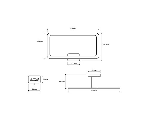 Кольцо для полотенец Bemeta 153104062