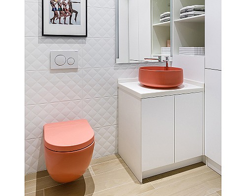 Унитаз Artceram File 2.0 FLV004 42 00 подвесной Petrolio без сиденья