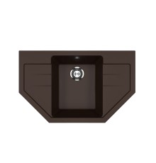 Кухонная мойка Ulgran U-609-345 шоколад
