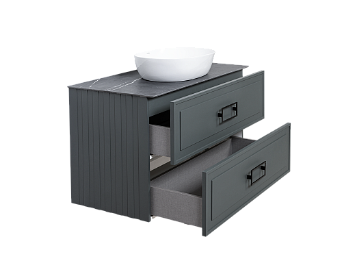Тумба под раковину La Fenice Cubo Grigio TWIN серый 100