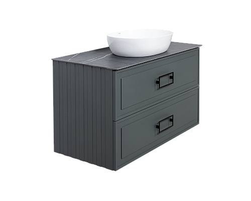 Тумба под раковину La Fenice Cubo Grigio TWIN серый 100