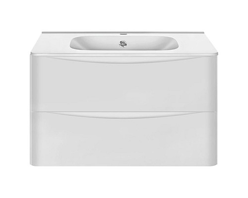 Тумба под раковину Vincea Paola VMC-2P800GW подвесная G.White