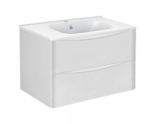 Тумба под раковину Vincea Paola VMC-2P800GW подвесная G.White