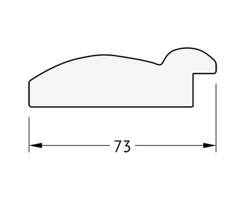 Зеркало Evoform Exclusive 93х63 BY 1176 с фацетом в багетной раме - Серебряный бамбук 73 мм