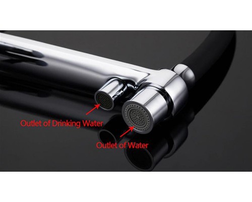 Смеситель для кухни Gappo G4398-7 Хром Черный