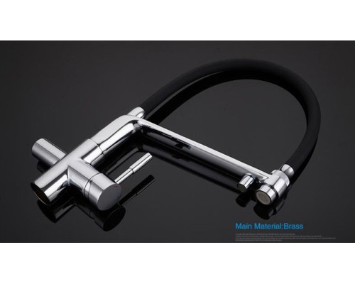 Смеситель для кухни Gappo G4398-7 Хром Черный