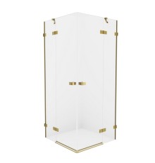 Душевое ограждение NEW TRENDY AVEXA GOLD BRUSHED 120x120x200 (брашированное золото)