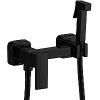 Гигиенический душ со смесителем Haiba HB5513-7 Черный матовый