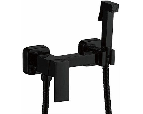 Гигиенический душ со смесителем Haiba HB5513-7 Черный матовый
