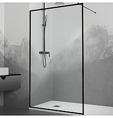 Душевая перегородка RGW Walk In WA-012B 90 35101290-84 профиль Черный стекло прозрачное