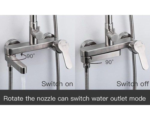 Душевая система Gappo G99-30 G2499-30 Сатин