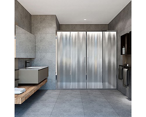 Душевая дверь Vincea Garda 170 VDS-1G2170CH профиль Хром стекло шиншилла