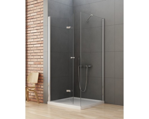 Душевое ограждение NEW TRENDY NEW SOLEO складные двери L 70x70x195 (хром)