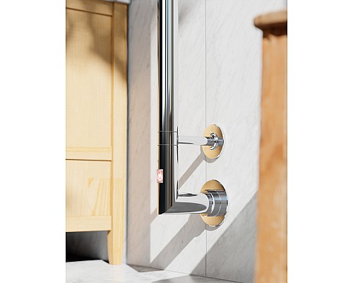 Полотенцесушитель электрический, хром, Margaroli Arcobaleno 616CRB-1650