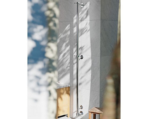 Полотенцесушитель электрический, хром, Margaroli Arcobaleno 616CRB-1650