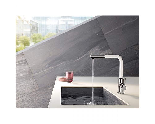 Однорычажный кухонный смеситель Kludi L-Ine 408519375