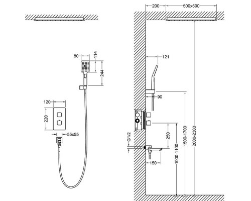 Душевая система Timo Petruma SX-5019/00SM Хром