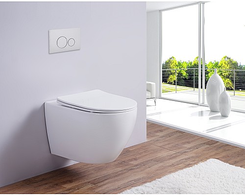 Унитаз подвесной ESBANO AZALEA White ESUPAZALW 480x360x360