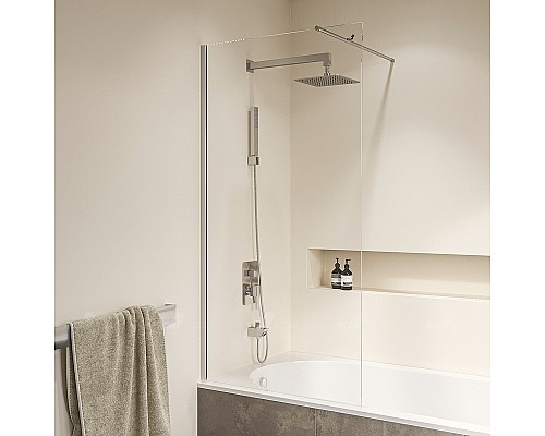 Шторка на ванну RGW Screens SC-050 90х150 351105009-11 профиль Хром стекло прозрачное