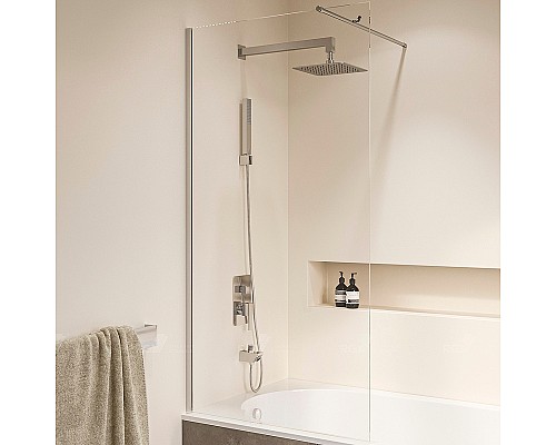 Шторка на ванну RGW Screens SC-050 90х150 351105009-11 профиль Хром стекло прозрачное