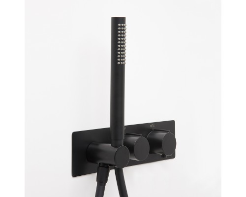 Смеситель для душа WasserKRAFT Elbe 7488 Thermo с термостатом Черный