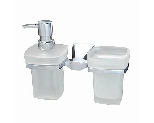 Держатель стакана и дозатора WasserKRAFT K-2589 Держатель стакана и дозатора WasserKRAFT K-2589
