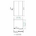 Душевой уголок WasserKRAFT Dill 120x80 61S06 профиль Черный матовый стекло прозрачное