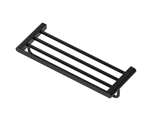Полка для полотенец Artwelle Schwarz 60 7781 Черная матовая
