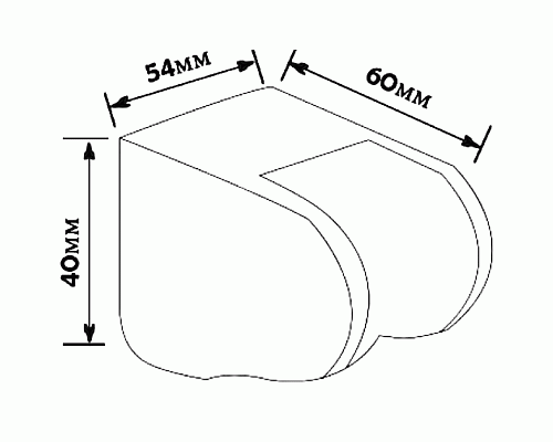 Держатель ручного душа Orange O-Shower OWB-A-B Черный матовый