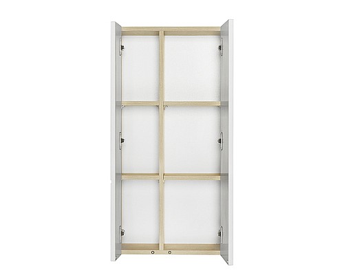 Подвесной шкаф Aquaton Мишель 43 1A243903MIX40 Дуб эндгрейн Белый