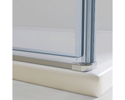 Душевой уголок Vincea Extra 120х100 VSR-1E111210CL профиль Хром стекло прозрачное