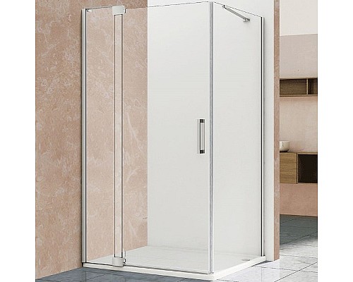 Душевой уголок Vincea Extra 120х100 VSR-1E111210CL профиль Хром стекло прозрачное