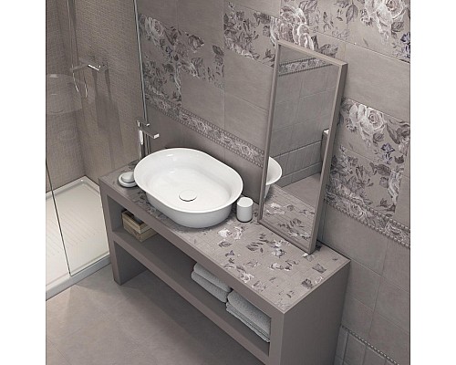 Раковина Kerama Marazzi CANALETTO накладная 65, белая глянцевая