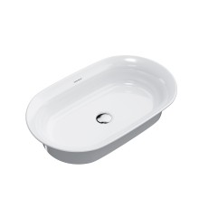 Раковина Kerama Marazzi CANALETTO накладная 65, белая глянцевая