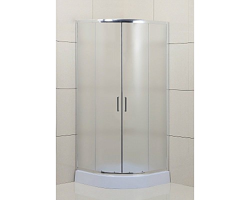 Душевой уголок BelBagno Uno 80х80 UNO-195-R-2-80-P-Cr профиль Хром стекло рифленое