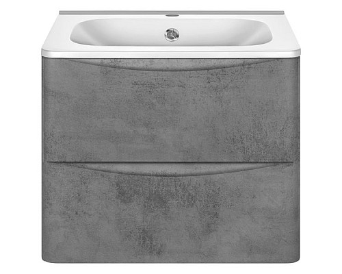 Тумба под раковину Vincea Paola VMC-2P600BT подвесная Beton