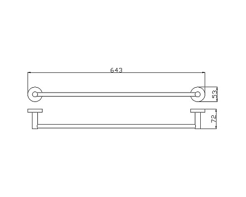 Полотенцедержатель Rav Slezak Colorado COA0701/60Z Золото