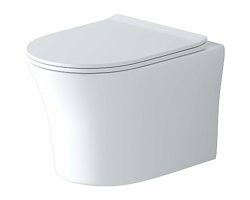 Унитаз Grossman Style GR-4475S подвесной Белый глянец с сиденьем Микролифт