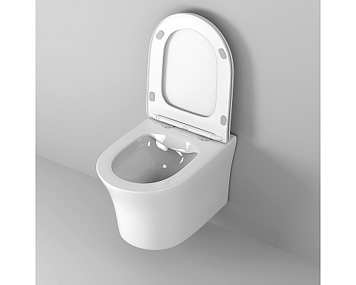 Унитаз Grossman Style GR-4475S подвесной Белый глянец с сиденьем Микролифт