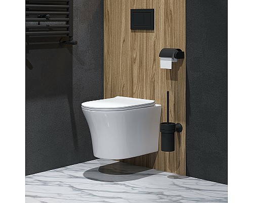 Унитаз Grossman Style GR-4475S подвесной Белый глянец с сиденьем Микролифт