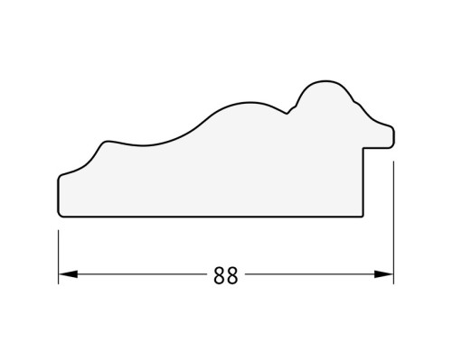 Зеркало Evoform Exclusive-G 121х96 BY 4361 с гравировкой в багетной раме - Римское золото 88 мм