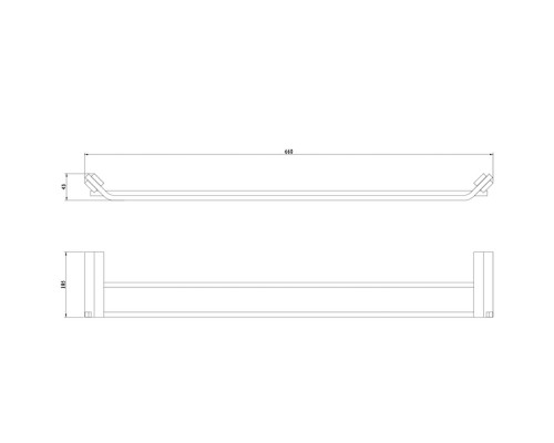 Держатель для полотенец Schein Watteau 12821 Хром