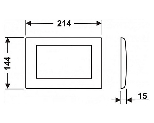 Панель смыва TECE planus 9240312