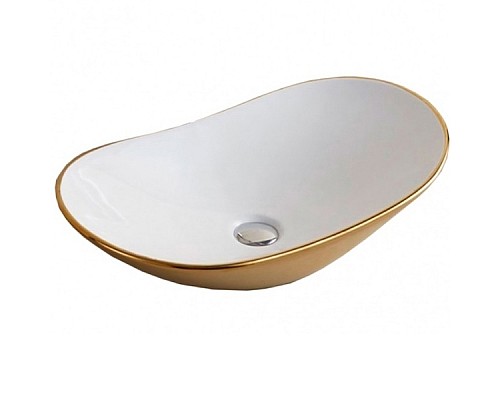 Раковина CeramaLux 61 7811AJW Золотая