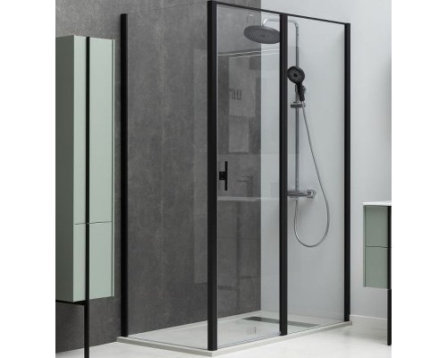 Душевая дверь Allen Brau Priority 100 3.31006.BBA Черный брашированный