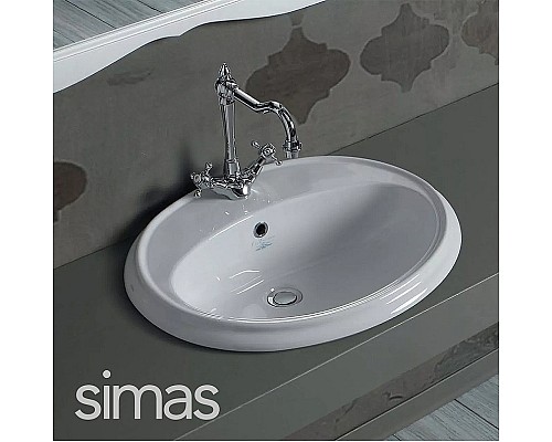 Раковина Simas Arcade 61 AR859bi*1 Белая