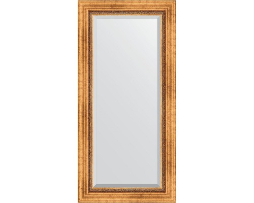 Зеркало Evoform Exclusive 116х56 BY 3490 с фацетом в багетной раме - Римское золото 88 мм