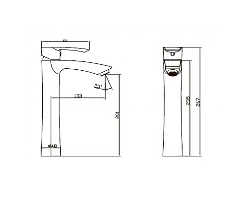 Смеситель для кухонной мойки KAISER Aurora 67033